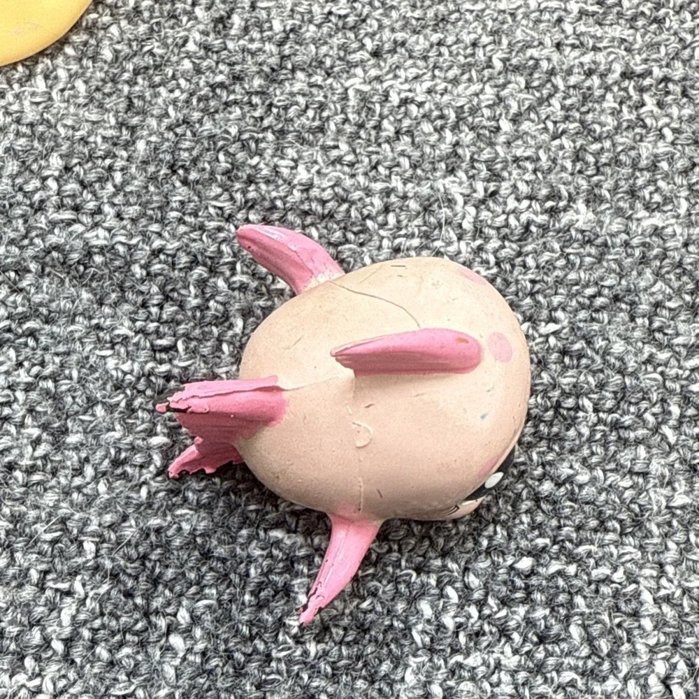 Littlest Pet Shop LPS #1346 Octopus #1139 Pink Polka Dot Fish‎ With Ocean Stand